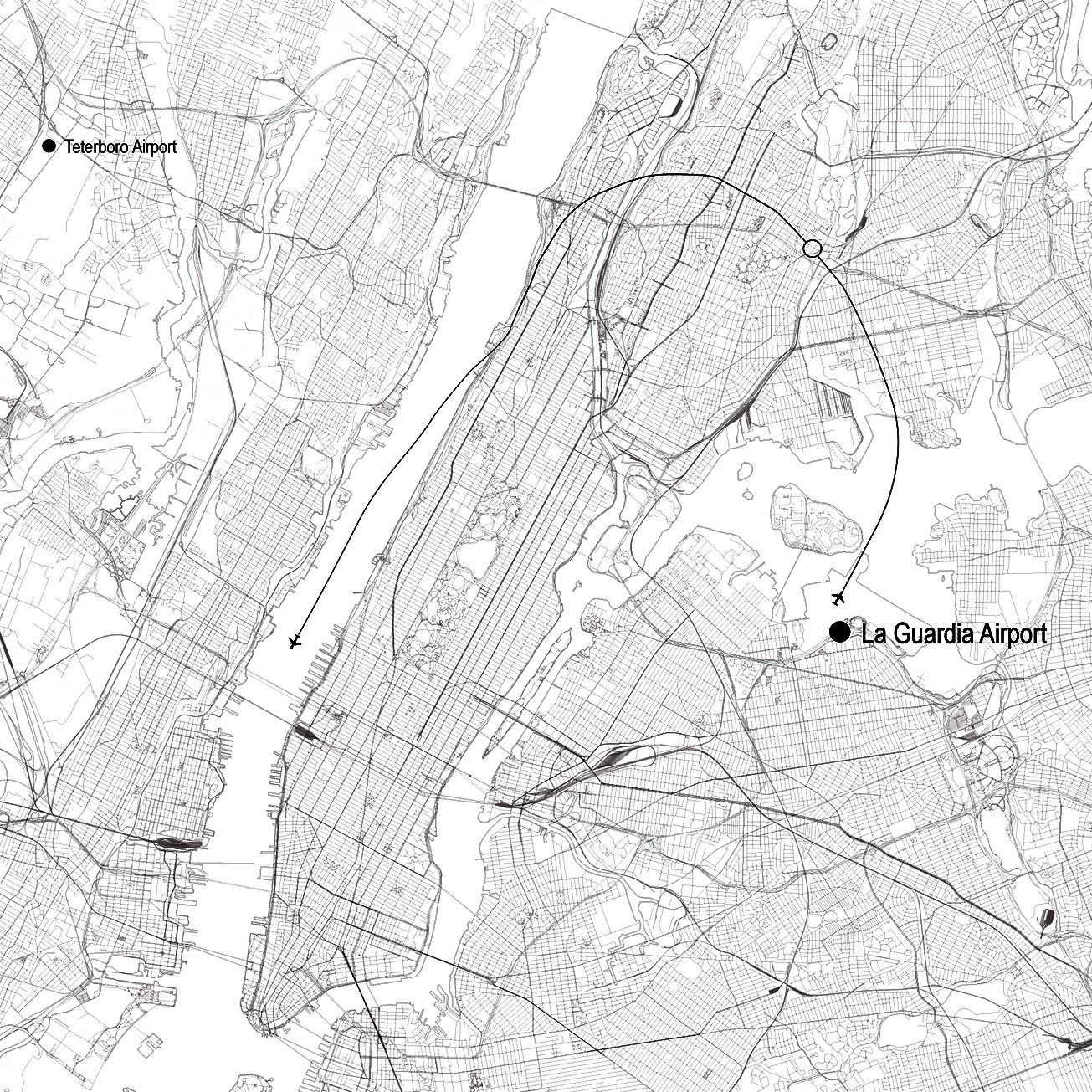 Narrative Cartography of AI 1549 Hudson Splash Landing