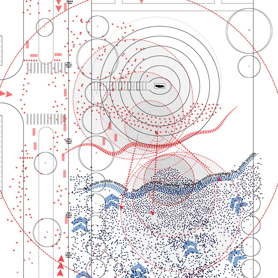 Narrative Cartography of Chicago Police Riots 1968
