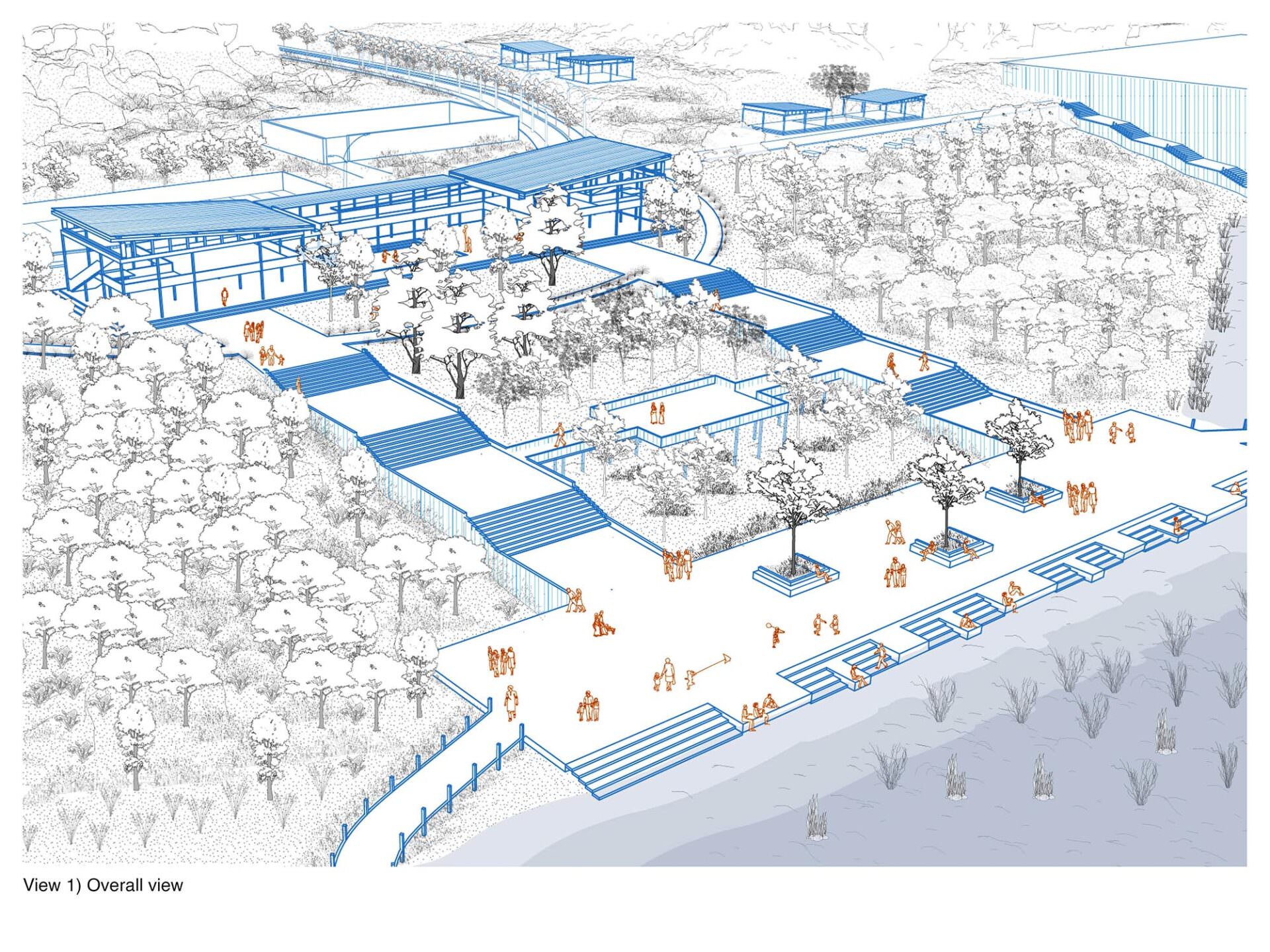 Riverside Interface Transition: Human Water interface - Productive Urbanism
